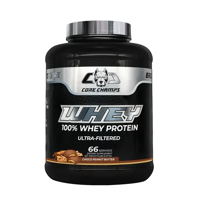 CORE CHAMPS WHEY PROTEIN 5LBS/2. 27KG - CHOC PEANUT BUTTER
