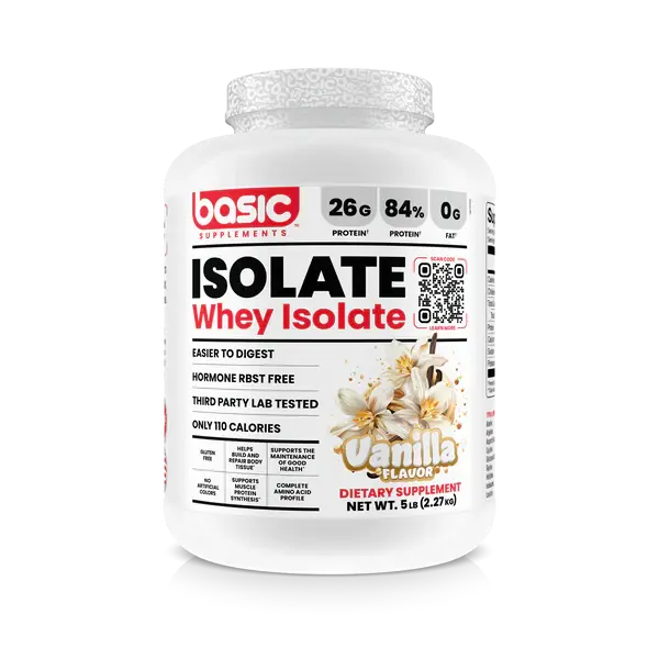 BASIC WHEY 5LBS VANILLA 