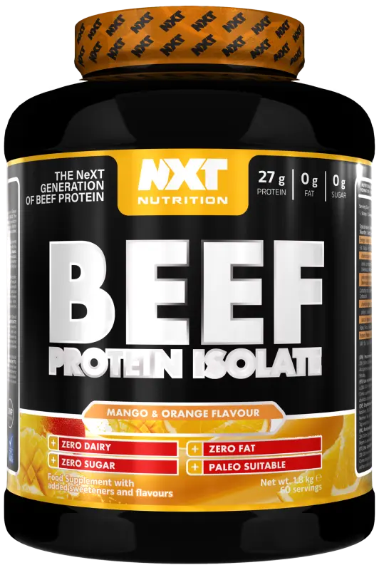 NXT Beef Protein Isolate 1.8kg Mango & Orange