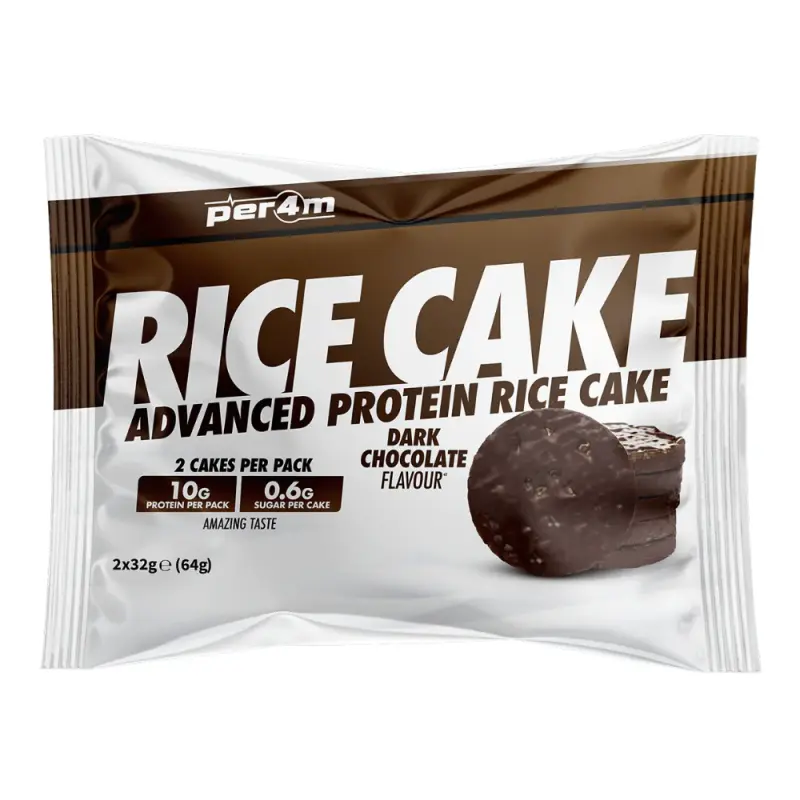 Perm 4 Rice Cake 64g Dark Chocolate