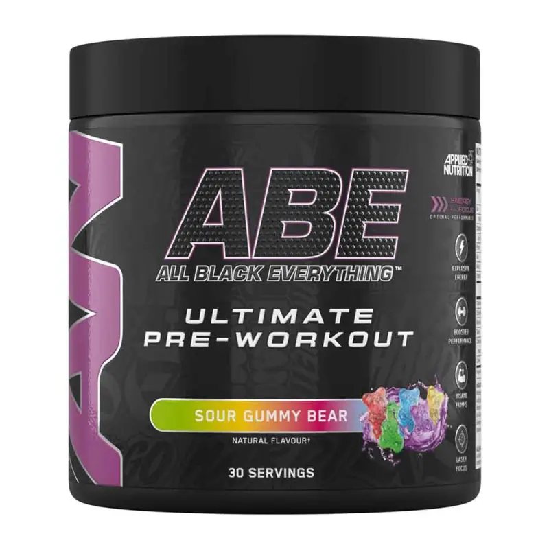 AN ABE Pre workout 375g Sour Gummy Bear