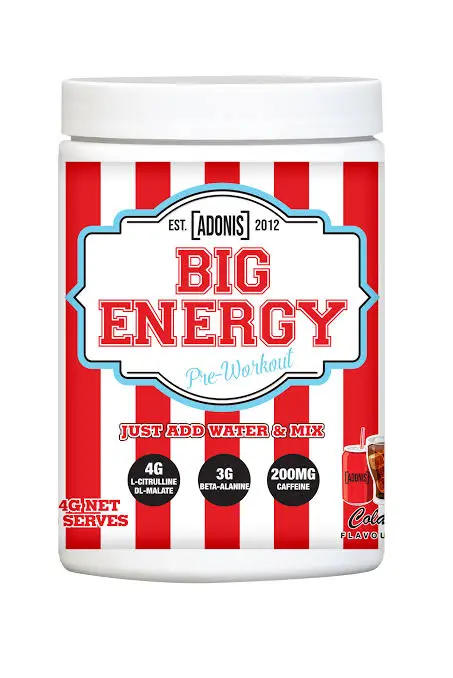 Adonis Big Energy Pre workout 414g Cola 