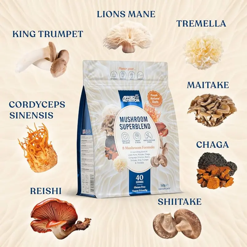 AN mushroom super blend 160g unflavoured