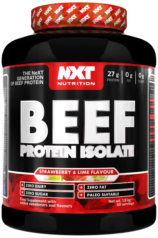 NXT Beef Protein Isolate 1.8kg Strawberry Lime Crush