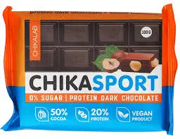 Chika sport protein 100g Dark chocolate with hazelnut 