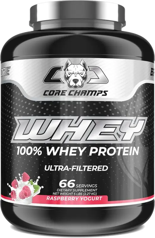CORE CHAMPS WHEY PROTEIN 5LBS/2. 27KG - RASPBERRY YOGURT 