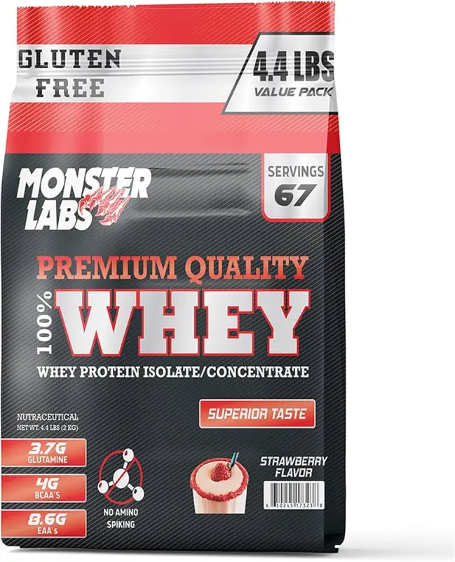 MONSTER WHEY 4.4lbs STRAWBERRY