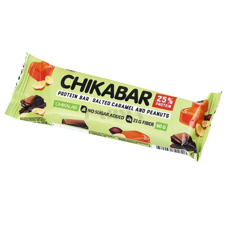Chika Protein bar 60g Salted caramel and peanuts