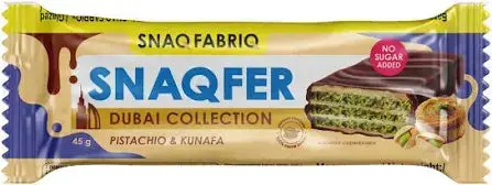 Snaq fabriq Dubai Collection 45g Pistachio & Kunafa