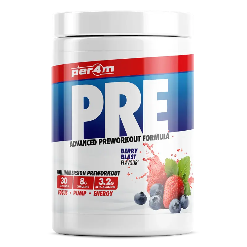 Perm 4 Preworkout 570g Berry Blast