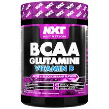 NXT BCAA glutamine Vitamin D Apple & Blackcurrant 