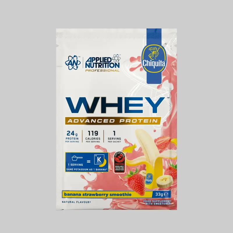 1 Serving AN critical whey banana strawberry