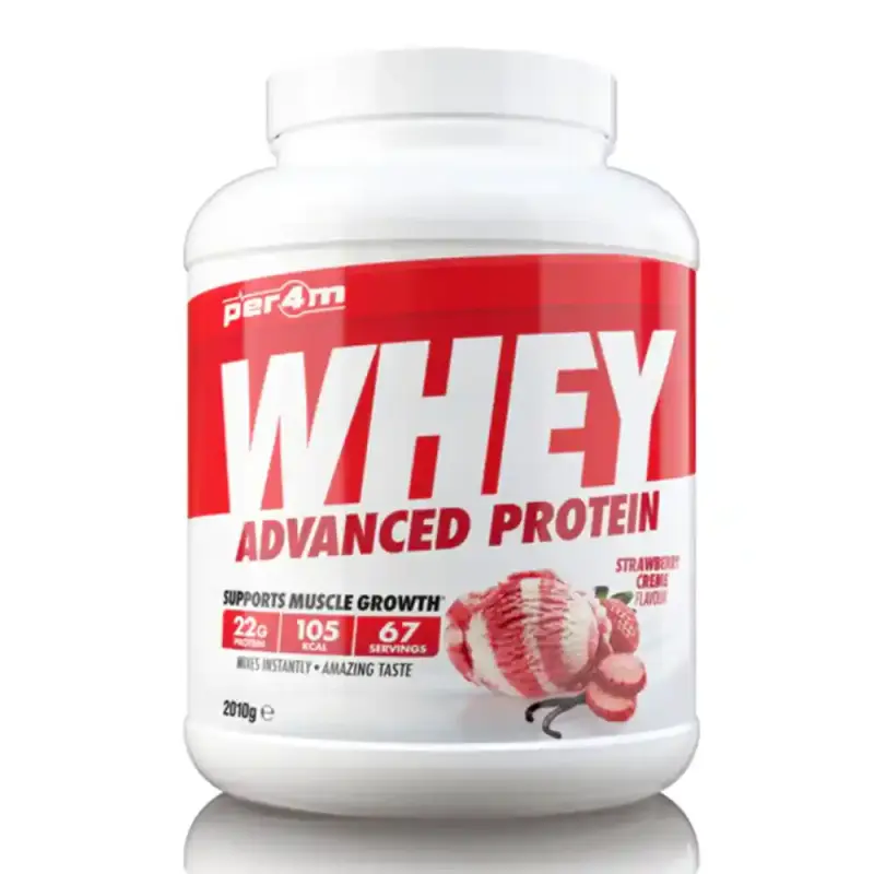 Perm 4 Whey Strawberry Creme 