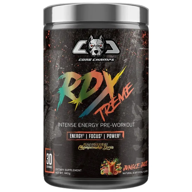 Core champs RDX extreme pre workout 441g jungle juice