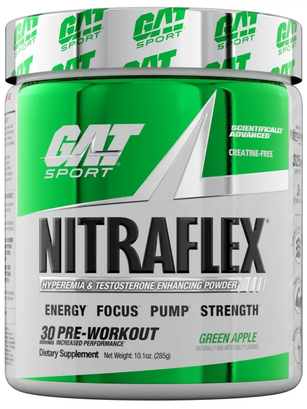 GAT Nitraflex original 30sv green apple